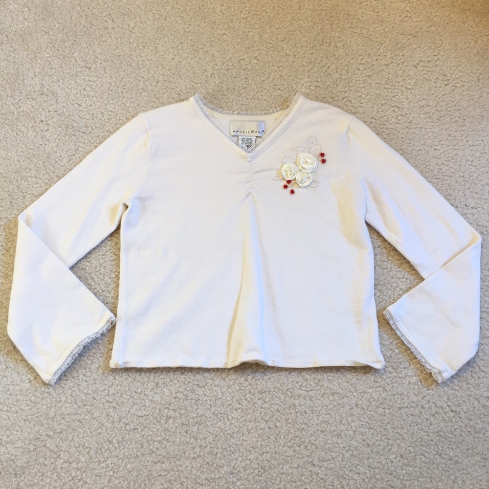 EUC k.c. parker embroidered top